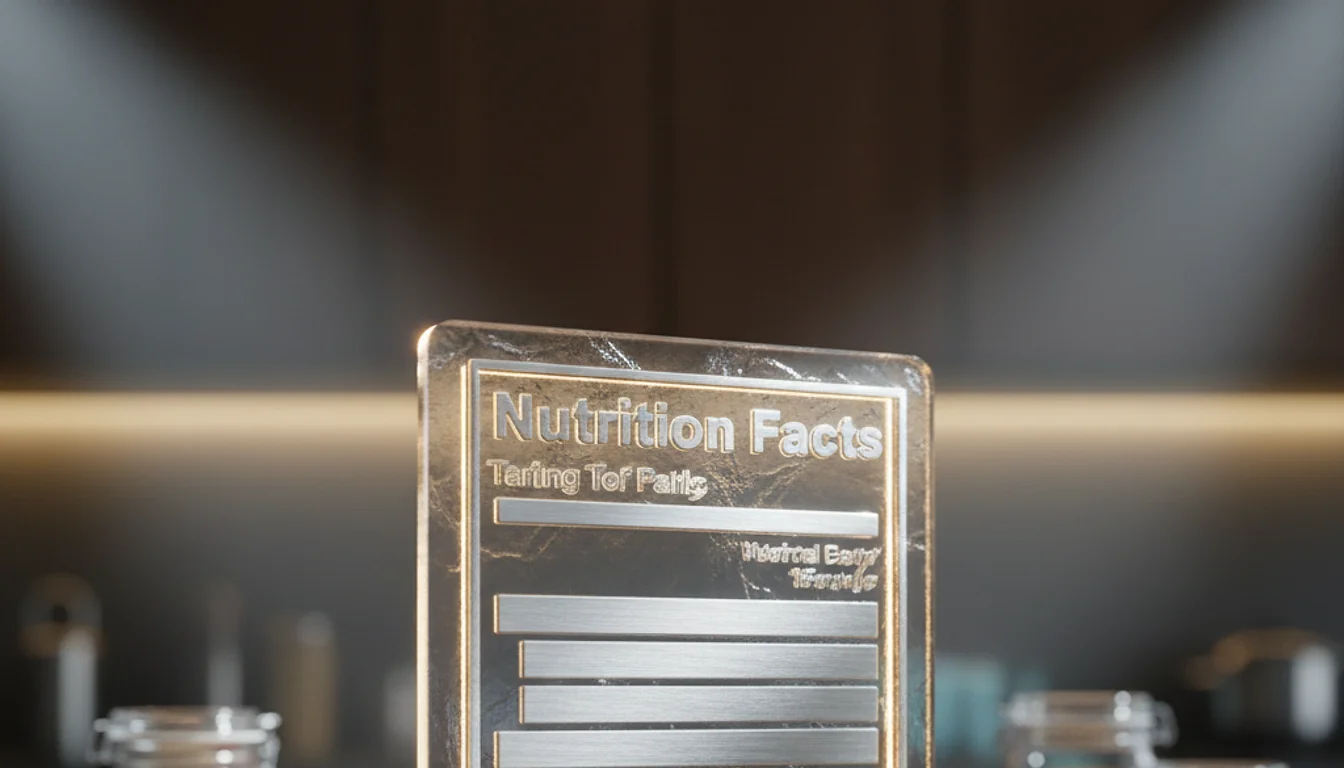 nutrition facts - relevant illustration