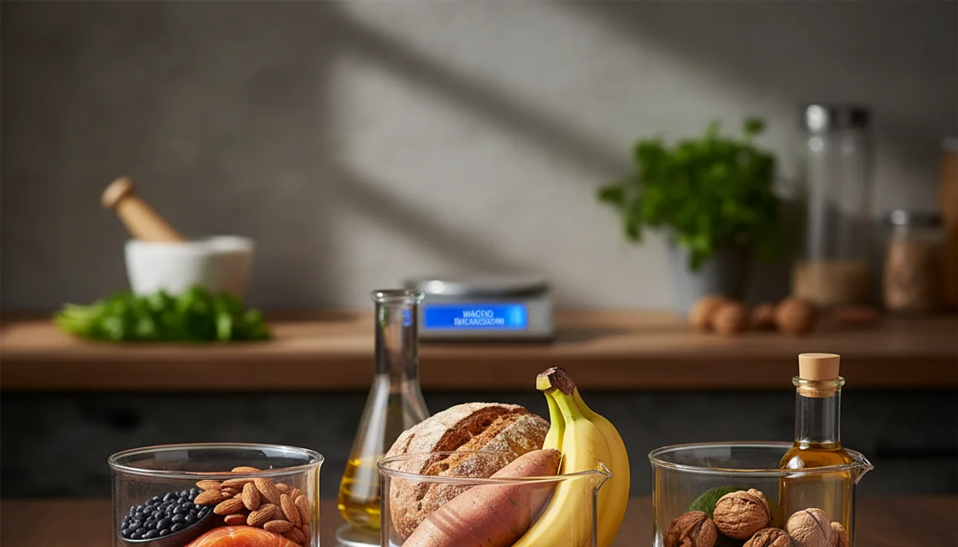 Macronutrient breakdown - relevant illustration