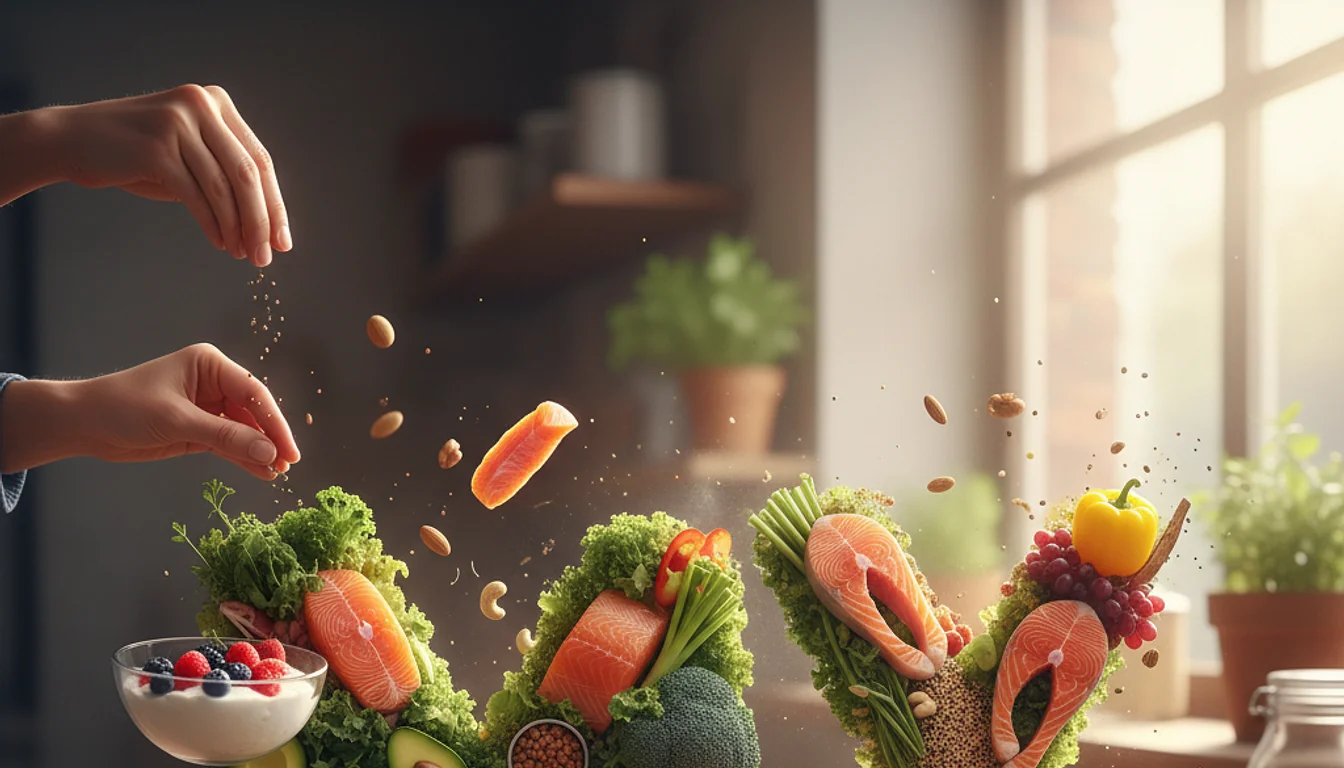 Nutrient-dense foods - relevant illustration