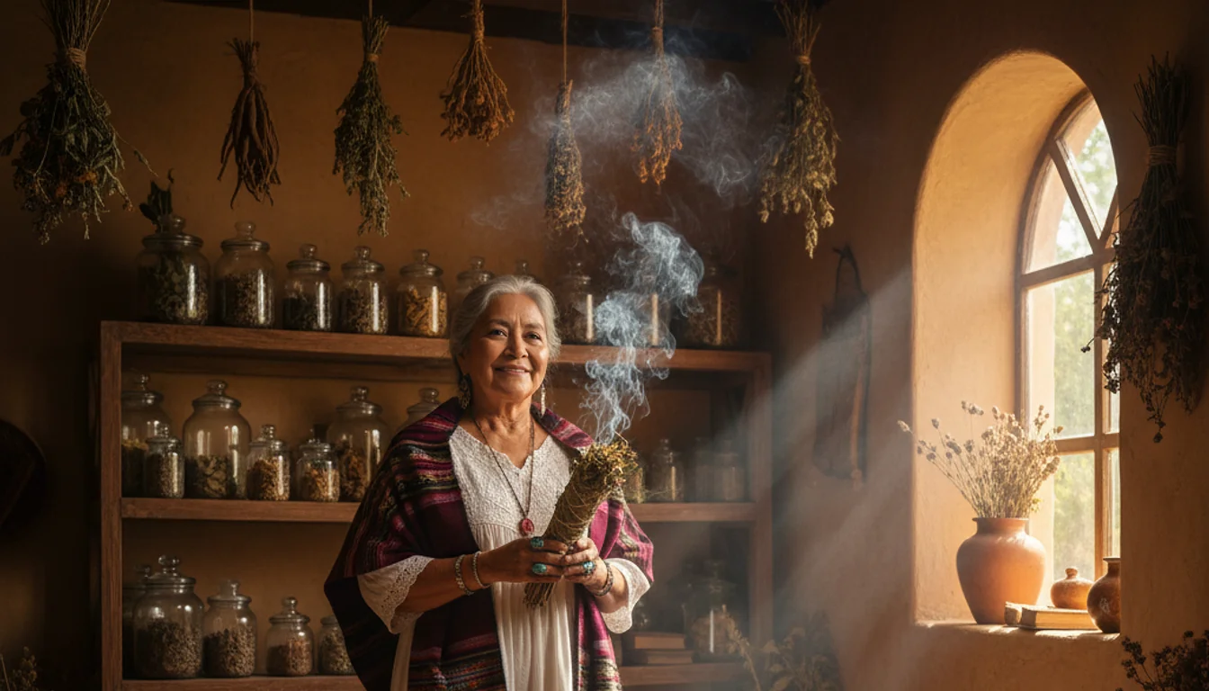 felicia ruiz curandera - relevant illustration