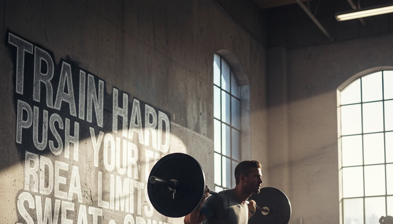 workout lifestyle quotes - relevant illustration